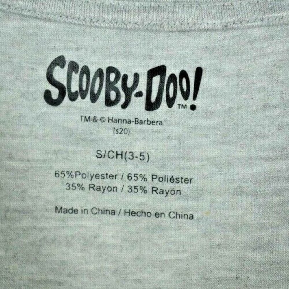 Scooby Doo Juniors S (3/5) Hanna-Barbera Grey Graphic T-Shirt New With Tags - Picture 2 of 3